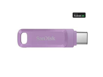 SanDisk Flash Disk 512GB Ultra Dual Drive Go, USB-C 3.2, fialová