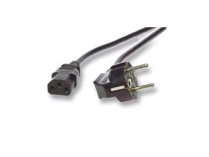 1stCOOL apájecí kabel pro PC vodiče 3x0,75mm2,délka 1,8m, CE, CB, VDE