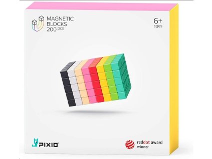 PIXIO-200 magnetická stavebnice / rozbaleno