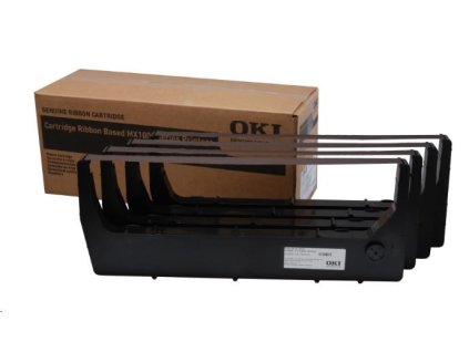 Oki Sada 4 pásek do řádkových tiskáren - modelů MX1100/1150/1200 a MX8100 a vyšší, CRB - 4 x 30 tis.