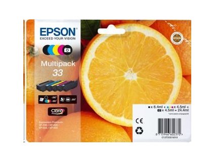 EPSON ink Multipack "Pomeranč" 5-colours 33 Claria Premium Ink