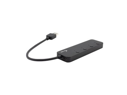 i-tec USB 3.0 Metal HUB 4 Port s vypínači na jednotlivých portech