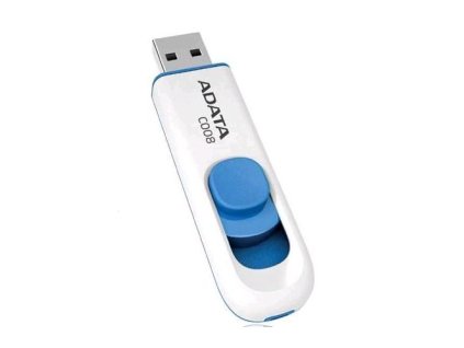 Flashdisk Adata USB 2.0 Classic C008 16GB bílý