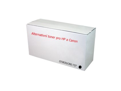 Toner CF283X/CRG-737 kompatibilní pro HP a Canon, černý (2400 str.) CRG737