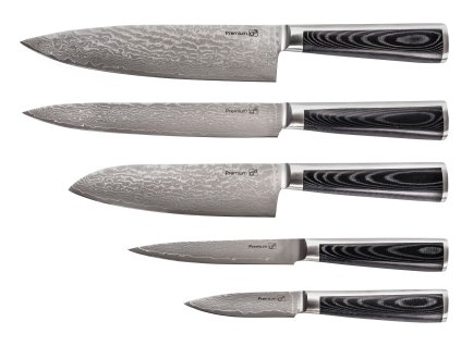 Sada nožů G21 Damascus Premium, Box, 5 ks