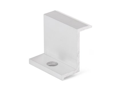 Úchyt panelu G21 krajní stříbrný, pro panel 35 mm