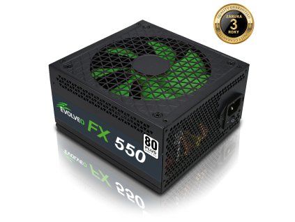 EVOLVEO FX 550/550W/ATX/80PLUS 230V EU/Bulk