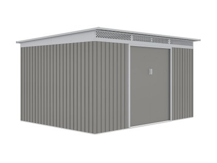 Zahradní domek G21 GRAH 915 - 340 x 269 cm, metalický šedý