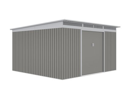 Zahradní domek G21 GRAH 1132 - 340 x 333 cm, metalický šedý