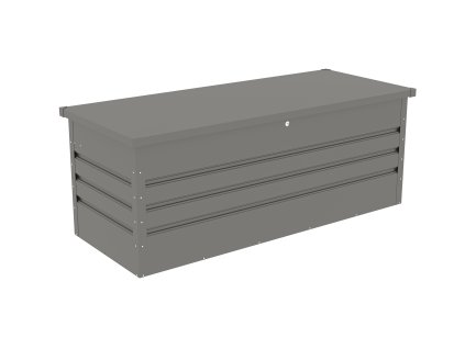 Zahradní box G21 Denver 560 L, metalický šedý plechový