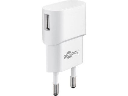 Adaptér 230V na USB max.1A, bílý