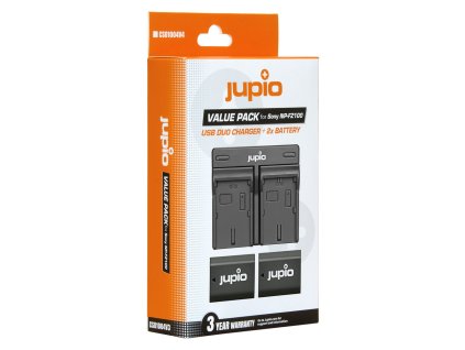 Set Jupio 2x baterie NP-FZ100 - 2040 mAh + nabíječka duální pro Sony