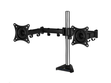 ARCTIC stolní držák Z2 Pro (Gen3) pro 2x LCD do 34", nosnost 2x15kg, 4x USB HUB, černý (black)