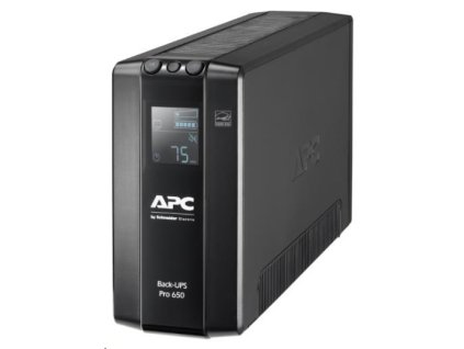 APC Back-UPS Pro BR 650VA, 6 Outlets, AVR, LCD Interface (390W)