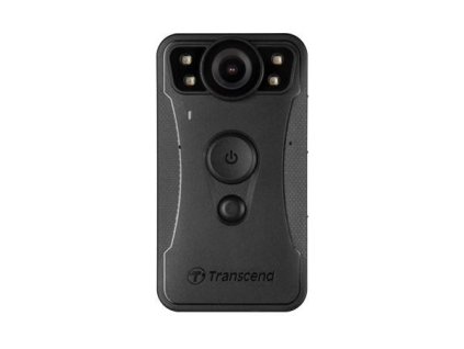 TRANSCEND osobní kamera DrivePro Body 30, 2K QHD 1440P, infra LED, 64GB paměť, Wi-Fi, Bluetooth, USB 2.0, IP67, černá