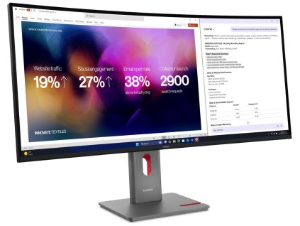 Lenovo ThinkVision/P40WD-40/39,7''/IPS/wUHD/120Hz/4ms/Černá/3R