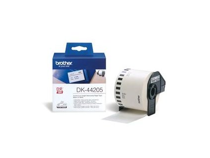 Brother - DK 44205 (papírová role bílá 62mm x 30,48m) - snadno odstranitelná