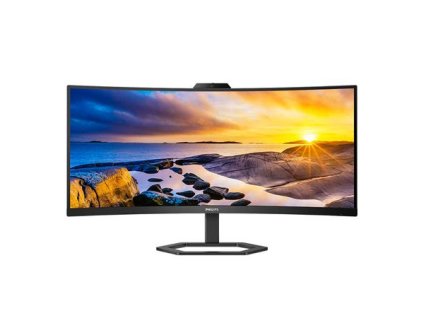 Philips LCD 34E1C5600HE 34" zakřivený VA/3440x1440@100Hz/1ms/300cd/HDMI/DP/4xUSB/USB-C/Webcam/Repro/HAS/VESA