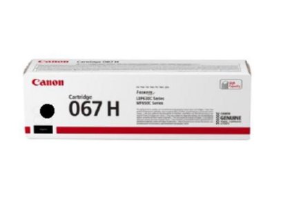 CANON CRG 067 H originální toner black pro LBP631Cdw, LBP633Cdw, MF651Cw, MF655Cdw, a MF657Cdw.