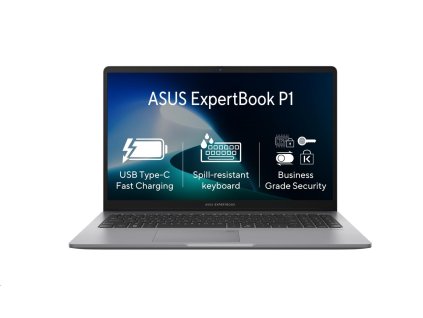 ASUS NTB ExpertBook P1 (P1503CVA-S70758X), i5-13420H, 15.6" 1920 x 1080, 8GB, 512GB SSD, UHD, W11 Pro, Gray