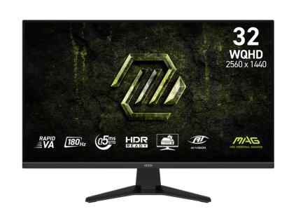 MSI MAG/325QF E18V/31,5''/VA/QHD/180Hz/0,5ms/Černá/3R