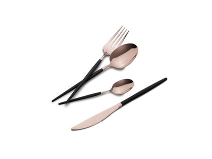 Sada příborů Berlingerhaus 24 ks nerez mirror Black Rose Collection
