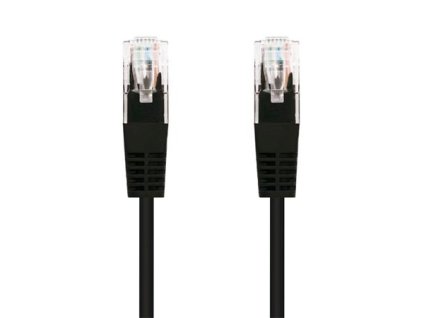 C-TECH Kabel patchcord Cat5e, UTP, černý, 0,5m