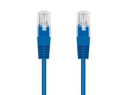 C-TECH Kabel patchcord Cat5e, UTP, modrý, 3m