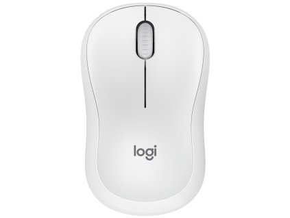 Logitech myš Wireless M240 silent - optická, bezdrátová, 3 tlačítka,tichá, bluetooth, 400-4000dpi, bílá