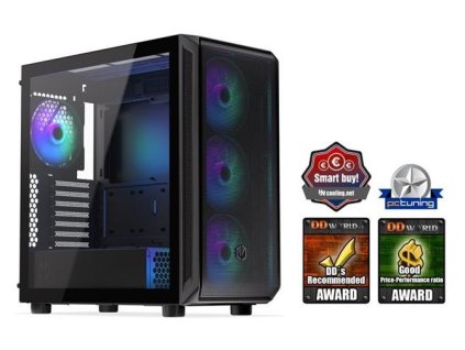 Endorfy skříň Arx 700 ARGB/ 2 x USB 3.0 / USB-C / 140mm fan PWM / mesh panel / černá