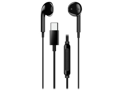 Genius HS-M365 černý, Headset, drátový, do uší, mikrofon, ovládání hlasitosti, USB-C, černý