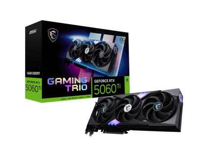 MSI GeForce RTX 5060 Ti TRIO/Gaming/OC/16GB/GDDR7