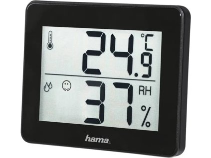 Hama 186361 TH-130 teplo/vlhkoměr, černý