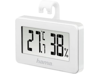 Hama 186363 Mini teploměr/vlhkoměr, bílý