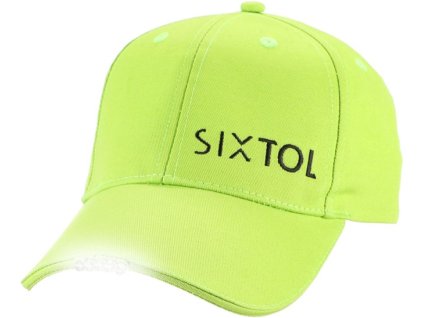 Sixtol Kšiltovka s LED fluoresc. Zelená