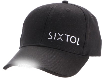 Sixtol Kšiltovka s LED světlem, černá