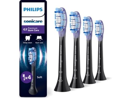 Philips Premium Gum Care, 4 pcs, black