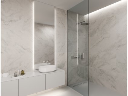 LED profil LUMINES typ D surový 2,02m