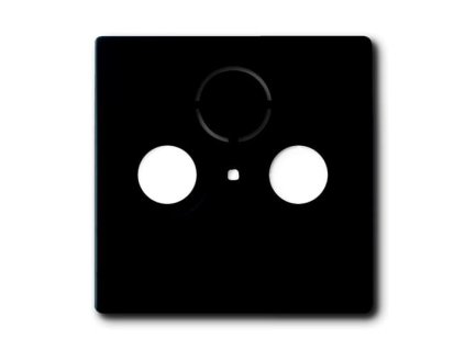 ABB FUTURE LINEAR Kryt 2CKA001724A4298 zásuvky anténní se 2 (3) otvory TV+R+SAT, mechová černá