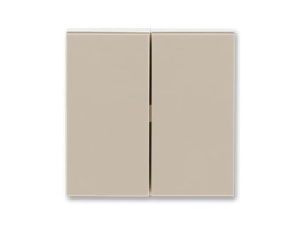 ABB LEVIT Ovladač 3559H-A00652 18 spínače kolébkového dělený, macchiato/bílá