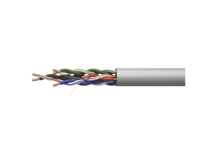 EMOS Kabel UTP 4x2x0,5 CAT5E PVC datový (balení 305m) šedá
