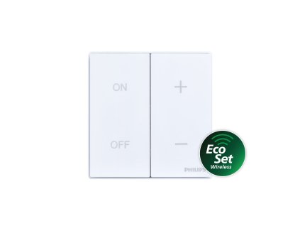PHILIPS Vypínač EcoSet BLE Wall Switch nástěnný