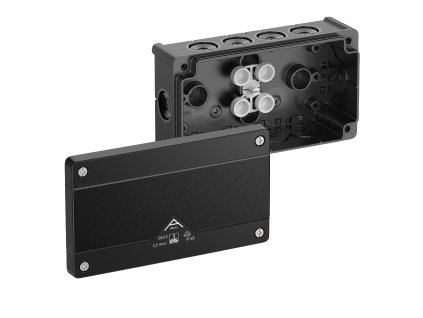 SPELSBERG Krabice Abox 025/2-L/sw rozbočovací 152x87x52 IK07 IP66 černá