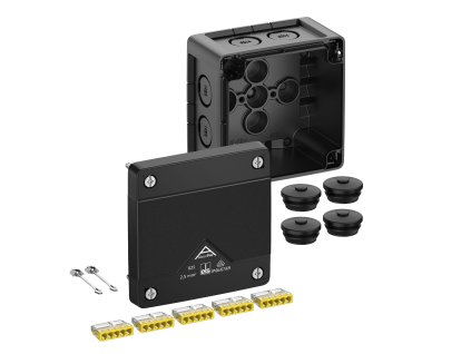 SPELSBERG Krabice ABOX Pro 025-25/sw NEW 2,5 mm² IP66/IP67/IP69 IK09 rozbočovací bezhalogenová