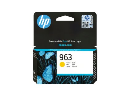 HP 963 Yellow Original Ink Cartridge (700 pages)