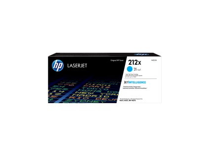 HP 212X High Yield Cyan Original LaserJet Toner Cartridge (10,000 pages)