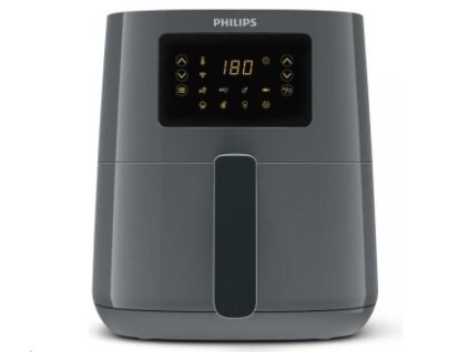 Philips 5000 series HD9255/60 fryer Single 4.1 L Stand-alone 1400 W Hot air fryer Black, Grey