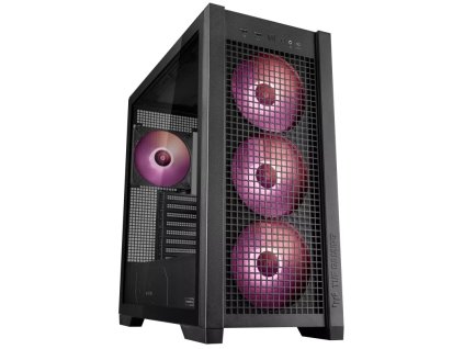 BAZAR - ASUS case TUF GAMING CASE (GT302) TG, Mid Tower, 4x 140mm ARGB Fan, černá - Po opravě (Komplet)