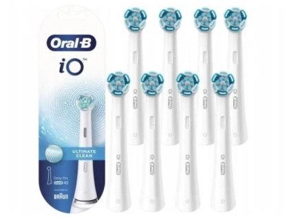 Oral-B iO Ultimate Clean náhradní hlavice k zubnímu kartáčku, 8 ks