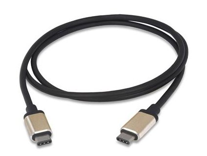 PremiumCord Kabel USB 3.1 konektor C/male - USB 3.1 konektor C/male, 0,5m hliníkové konektory